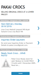 Mobile Screenshot of pakaicrocs.blogspot.com