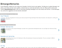 Tablet Screenshot of bintangormemories.blogspot.com