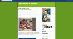 Desktop Screenshot of medicinemanofnorwood.blogspot.com