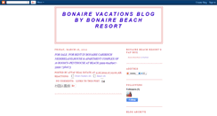 Desktop Screenshot of bonairebeachresort.blogspot.com