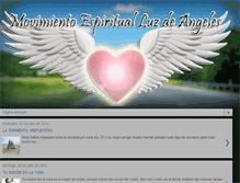 Tablet Screenshot of movimientoespiritualluzdeangeles.blogspot.com