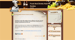 Desktop Screenshot of foodguidesandtips.blogspot.com