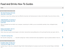 Tablet Screenshot of foodguidesandtips.blogspot.com