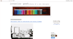 Desktop Screenshot of interiorgeek.blogspot.com