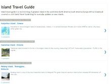 Tablet Screenshot of island-travel-guide.blogspot.com