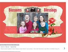 Tablet Screenshot of blossomsandblessings.blogspot.com