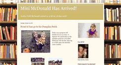 Desktop Screenshot of minimcdonald.blogspot.com