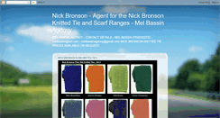 Desktop Screenshot of nickbronson.blogspot.com