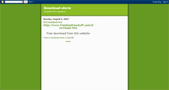 Desktop Screenshot of download-storm.blogspot.com