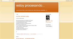 Desktop Screenshot of estoyprocesando.blogspot.com