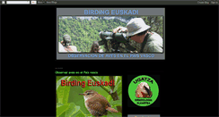 Desktop Screenshot of birdingeuskadi.blogspot.com