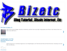 Tablet Screenshot of bizetc.blogspot.com