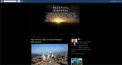 Desktop Screenshot of beautiful-himachal.blogspot.com