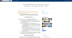 Desktop Screenshot of airmarshalashokgoel.blogspot.com