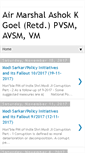 Mobile Screenshot of airmarshalashokgoel.blogspot.com