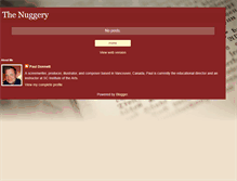 Tablet Screenshot of nuggery.blogspot.com
