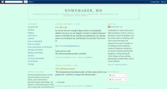 Desktop Screenshot of homemakermd.blogspot.com