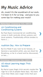 Mobile Screenshot of music-advice.blogspot.com