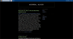 Desktop Screenshot of acorda-alice.blogspot.com