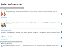 Tablet Screenshot of equipedaesperanca.blogspot.com