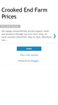 Mobile Screenshot of crookedendfarmprices.blogspot.com