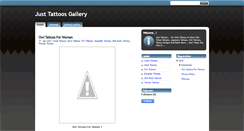 Desktop Screenshot of justtattoosgallery.blogspot.com