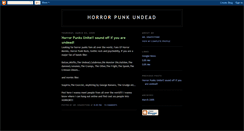 Desktop Screenshot of horrorpunk.blogspot.com