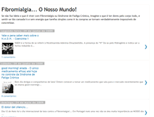 Tablet Screenshot of fibromialgiaonossomundo.blogspot.com