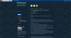 Desktop Screenshot of cdflashback.blogspot.com