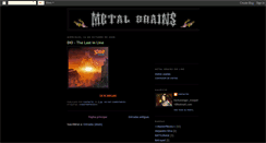 Desktop Screenshot of metal-brains.blogspot.com