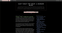 Desktop Screenshot of cantbeatthemeat.blogspot.com