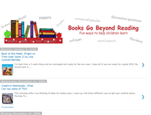 Tablet Screenshot of goingbeyondreading.blogspot.com
