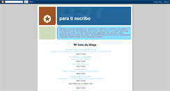 Desktop Screenshot of paratiescribo.blogspot.com