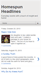 Mobile Screenshot of homespunheadlines.blogspot.com