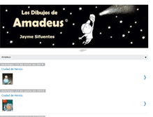 Tablet Screenshot of losdibujosdeamadeus.blogspot.com