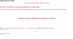 Desktop Screenshot of fallingheartswidget.blogspot.com