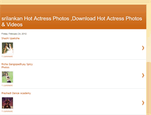 Tablet Screenshot of hotactressphotossrilanka.blogspot.com