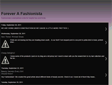 Tablet Screenshot of 4everafashionista.blogspot.com