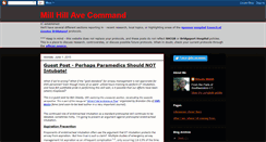 Desktop Screenshot of millhillavecommand.blogspot.com