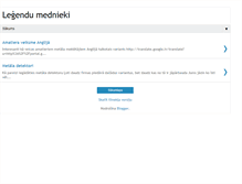 Tablet Screenshot of legendumednieki.blogspot.com