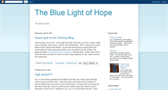 Desktop Screenshot of bluelightofhope.blogspot.com