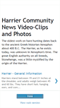 Mobile Screenshot of harrierprofile.blogspot.com