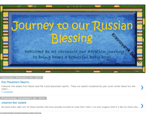 Tablet Screenshot of ourrussianblessing.blogspot.com