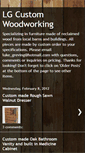 Mobile Screenshot of lgcustomwoodworking2.blogspot.com