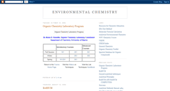 Desktop Screenshot of environmental-chemistry.blogspot.com