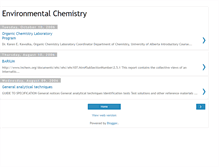 Tablet Screenshot of environmental-chemistry.blogspot.com