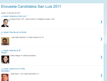 Tablet Screenshot of candidatossanluis2011.blogspot.com