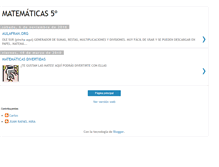 Tablet Screenshot of matematicas5josegillopez.blogspot.com