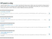 Tablet Screenshot of my-poem-a-day.blogspot.com