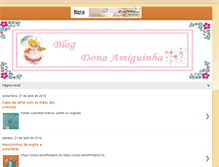 Tablet Screenshot of donamiguinha.blogspot.com